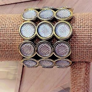 🍒 BOGO 🍒 Silver & Gold Stretchy Women's Bracelet